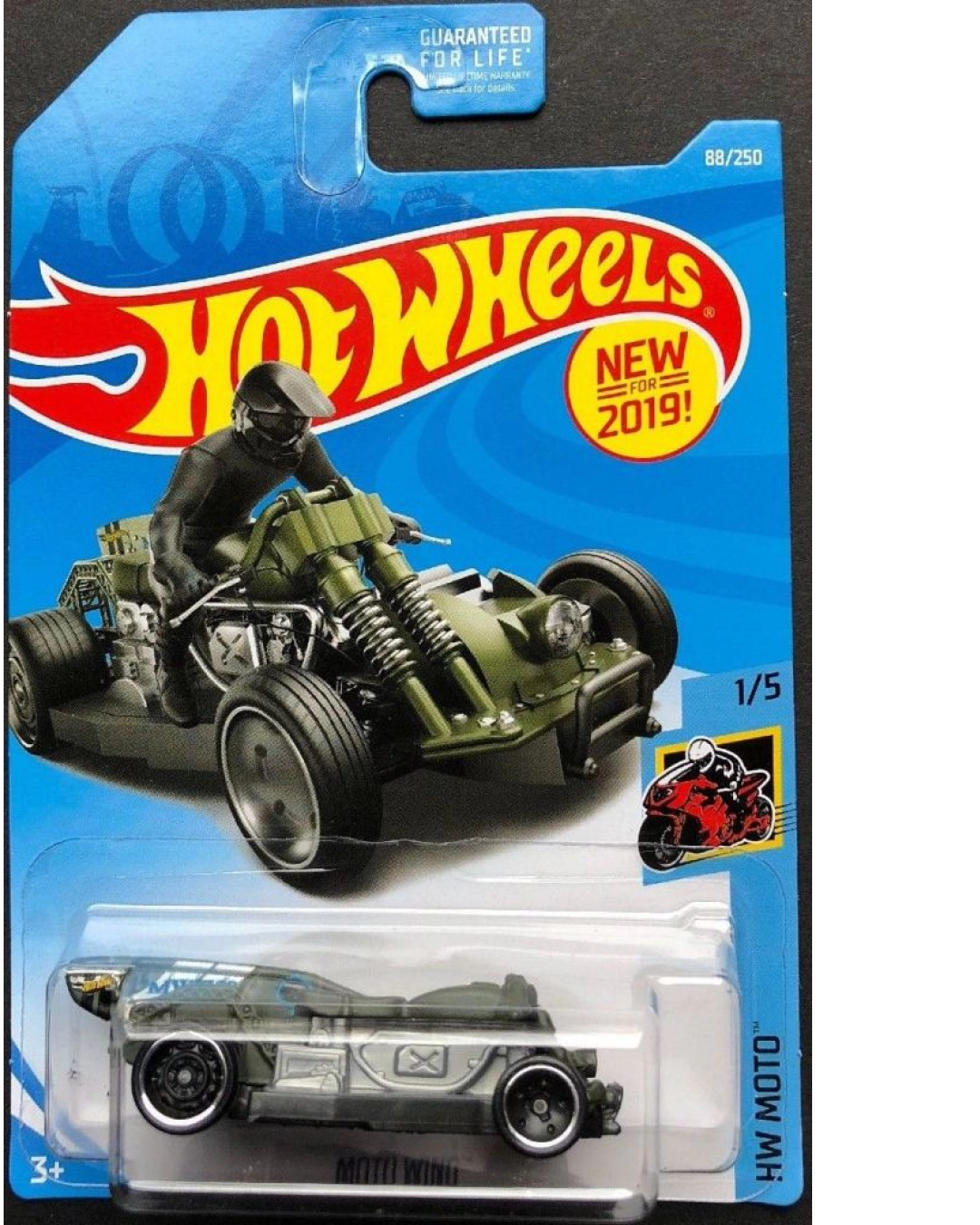 int Details about   2019 HOT WHEELS ''HW MOTO'' #88 = Moto WING = SILVER 
