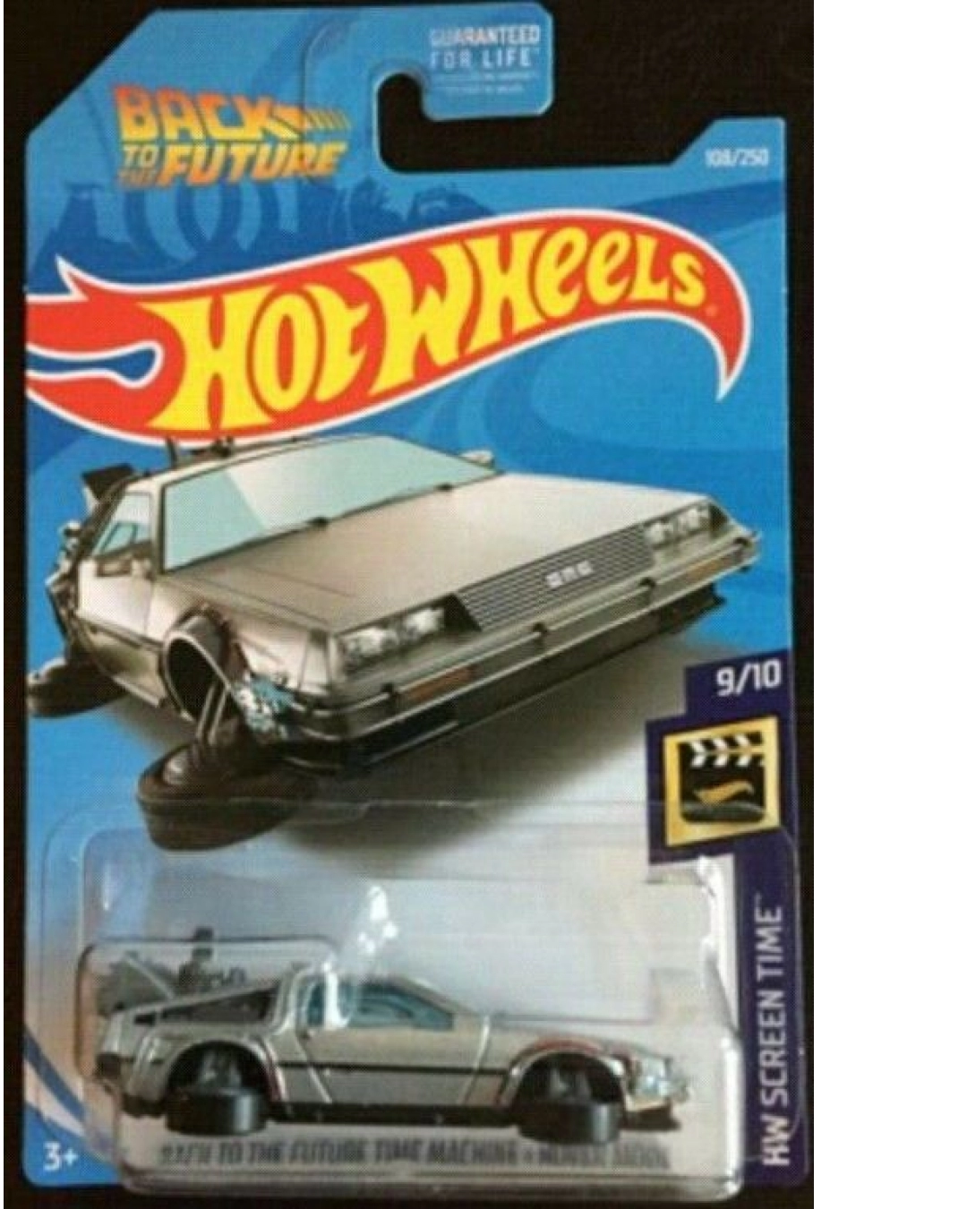 Hot Wheels 2019 Back to the Future Hover Mode Time Machine OVP TV Movie Delorean 