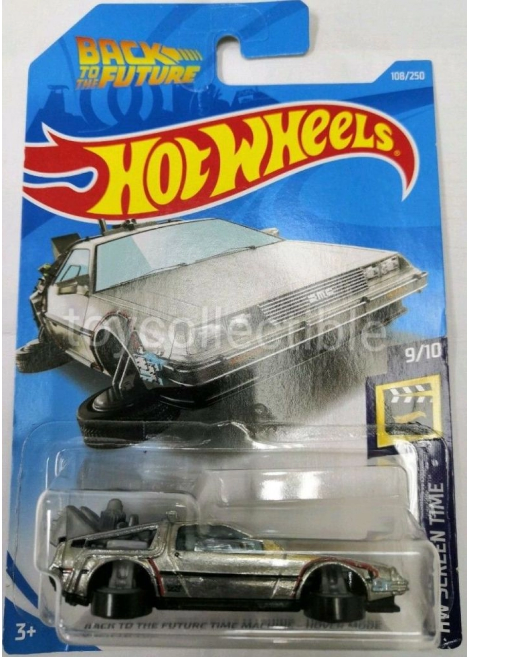 Hot Wheels 2019-108 1:64 BACK TO THE FUTURE TIME MACHINE HOVER MODE Model Cars 
