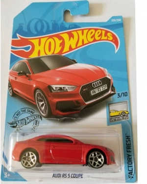 Rot Hot Wheels #225/250 2019 - Factory Fresh Serie 3/10 AUDI RS 5 COUPE 