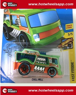 2020 HOT WHEELS ''FAST FOODIE'' #18 = CHILL MILL = WHITE & PURPLE int 