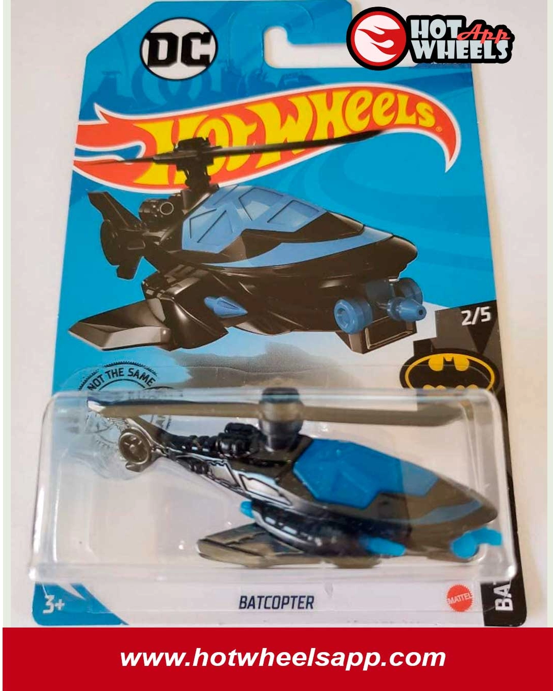 DieCast Hotwheels Batcopter 2/5 Short Card