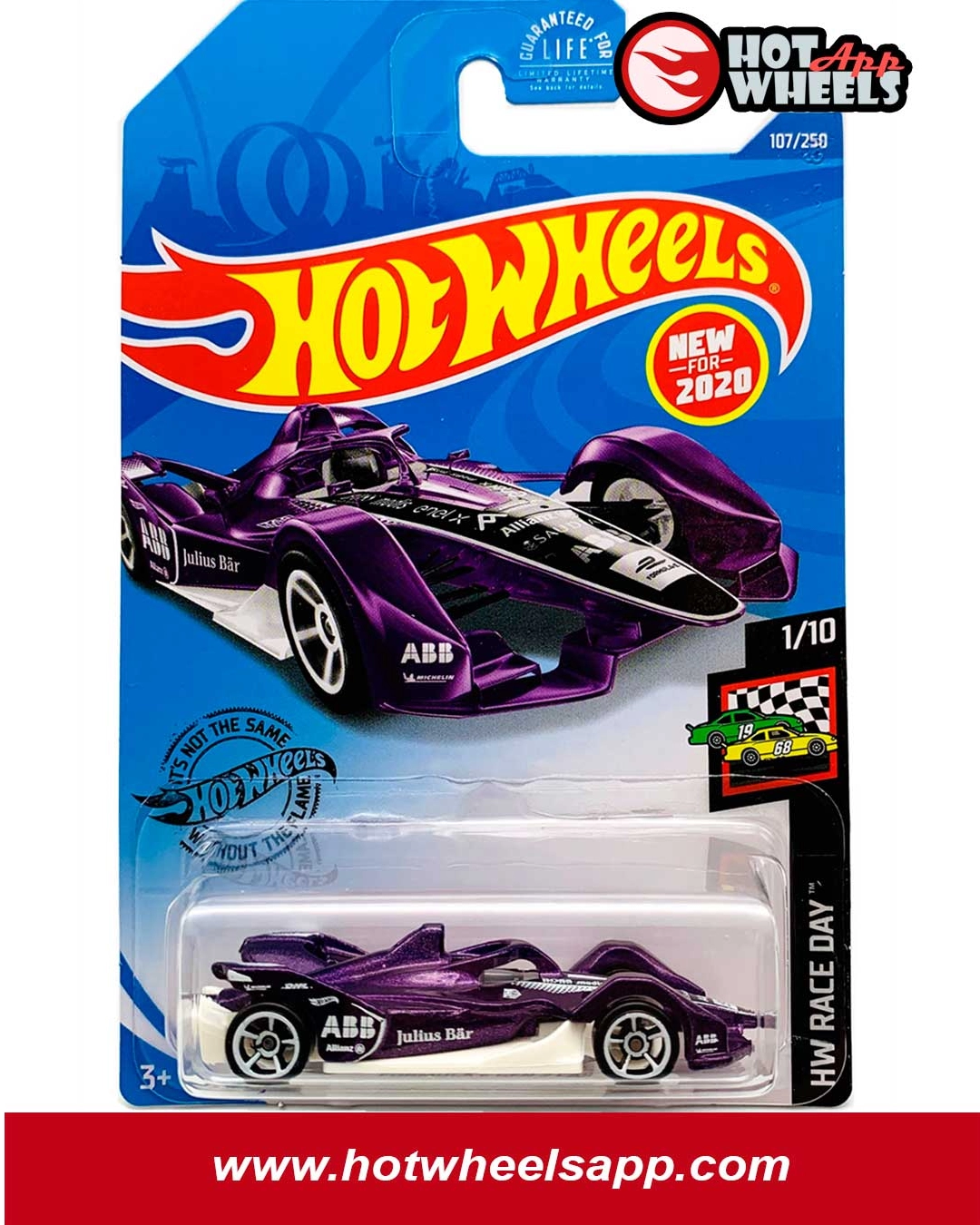 Hot Wheels2020 HW Race Day Formula E Gen 2 Car 107/250US Case K 