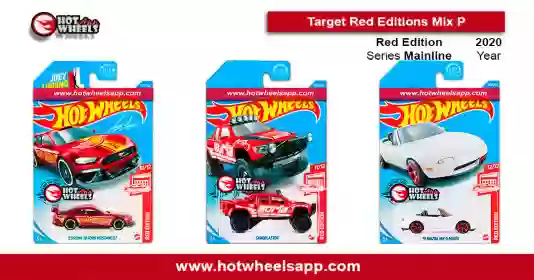 Target Red Editions Mix P | Hot Wheels 2020