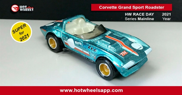 Hotwheels Corvette Grand Sport Roadster Super Treasure Hunt OVP