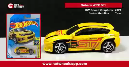 Mainline: Subaru WRX STI | Hot Wheels 2021