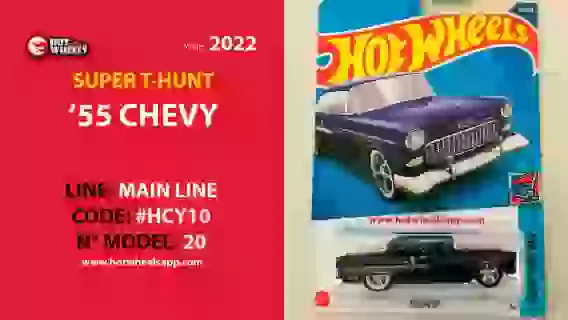Super Treasure Hunts: '55 Chevy | Hot Wheels 2022