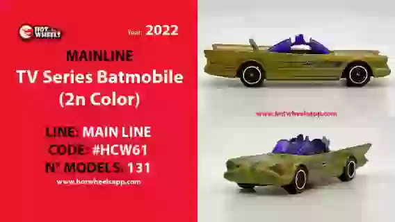 2nd Color TV Series Batmobile | Hot Wheels 2022