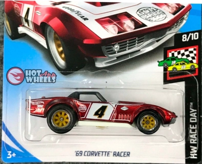 2019 Hot Wheels ID 69 Corvette Racer Car HW Race Team FXB19 for sale online 