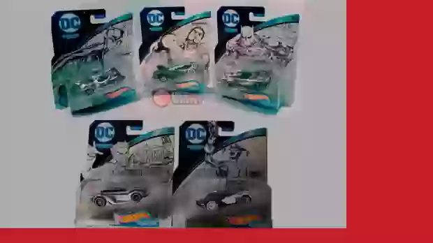 DC Sketched Series | Hot Wheels Character Cars 2018