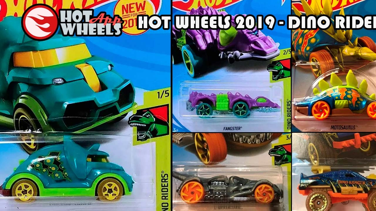 2019 Hot Wheels #39 Dino Riders Fangster 
