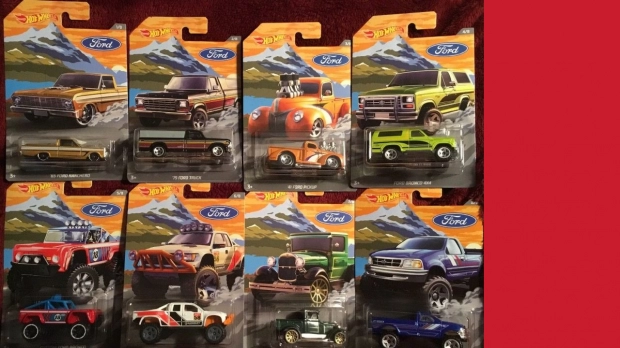 2018 Hot Wheels Walmart Exclusive FORD TRUCK Series Set of 8 